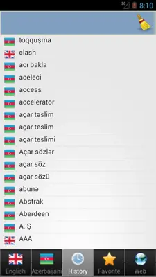 Azerbaijani best dict android App screenshot 4